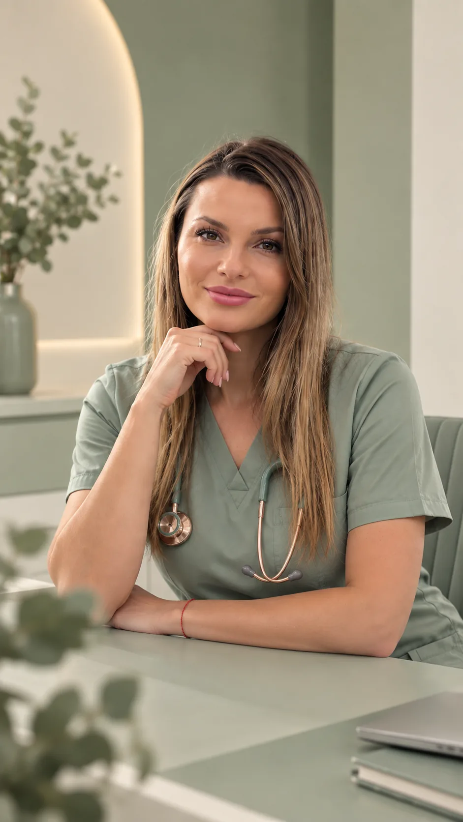 Izabela Wojtaszek w gabinecie HEALTHSKAN